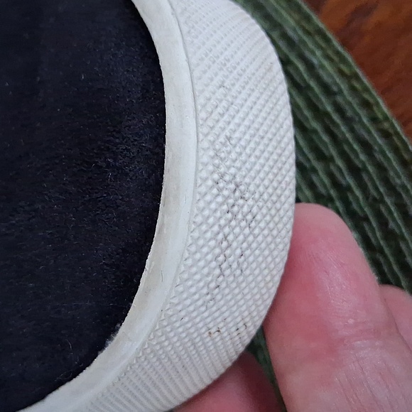 Vince Black Suede Streetwear Skater Slip On Sneakers Size 7.5 - Picture 4 of 9